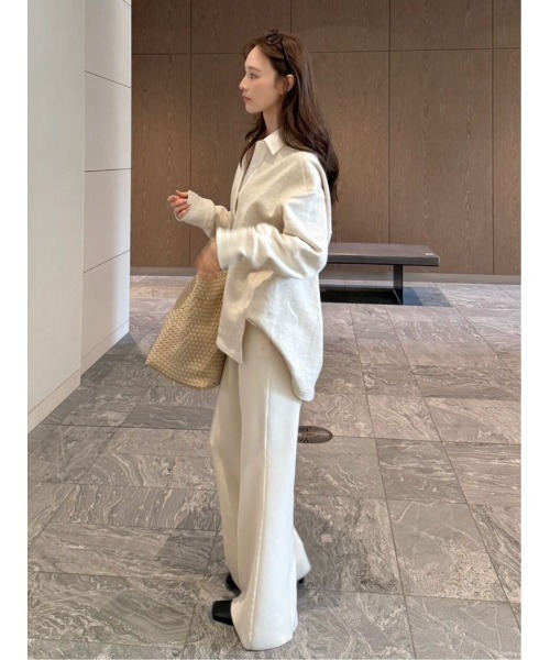 alo ニットフレアパンツ　bluestone/white XS org.jpg