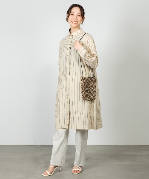 STUDIO PICONE(スタジオピッコーネ)の「UV冷感ストレートチノパンツ(その他パンツ・レディース・ライトグレー/イエロー/ベージュ・M/LL/L)」の12枚目の写真