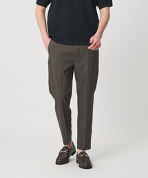 新品！ユナイテッドアローズ　テーパードパンツ WEB限定 WARDROBE SMART】フラックスライク テーパード アンクルパンツ