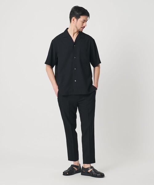 BEAUTY&YOUTH UNITED ARROWS(ビューティーアンドユースユナイテッドアローズ)の「【WEB限定 WARDROBE SMART】 Reflax スキニー クロップドパンツ(その他パンツ・メンズ・ネイビー/ベージュ/ダークグレー/ブラック・L/M/S/XL)」の7枚目の写真