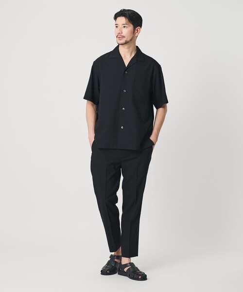 BEAUTY&YOUTH UNITED ARROWS(ビューティーアンドユースユナイテッドアローズ)の「【WEB限定 WARDROBE SMART】 Reflax スキニー クロップドパンツ(その他パンツ・メンズ・ネイビー/ベージュ/ダークグレー/ブラック・L/M/S/XL)」の8枚目の写真
