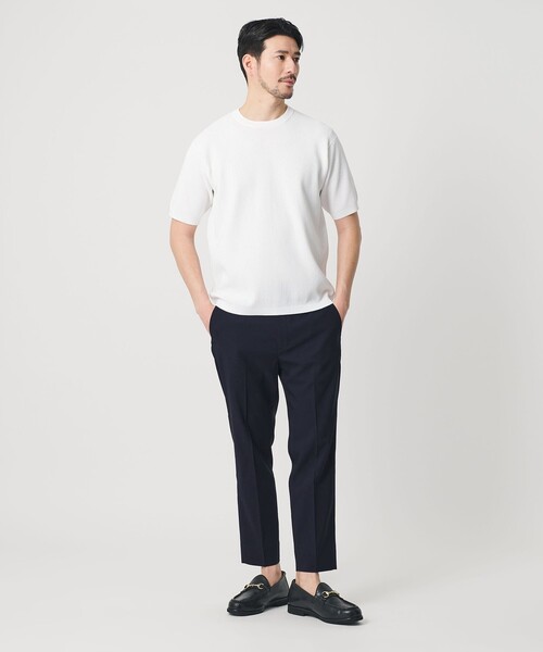 BEAUTY&YOUTH UNITED ARROWS(ビューティーアンドユースユナイテッドアローズ)の「【WEB限定 WARDROBE SMART】 Reflax スキニー クロップドパンツ(その他パンツ・メンズ・ネイビー/ベージュ/ダークグレー/ブラック・L/M/S/XL)」の17枚目の写真