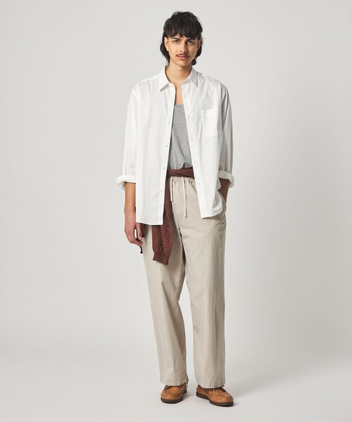 Steven Alan（スティーブンアラン）の「＜Steven Alan＞ コットン/シルク バギー イージー パンツ（その他パンツ・メンズ・ブラック/ナチュラル・S/M/L）」の19枚目の写真