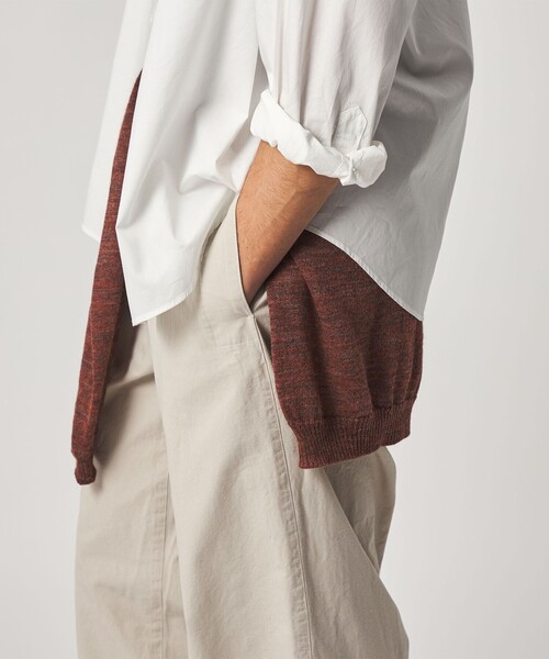 Steven Alan（スティーブンアラン）の「＜Steven Alan＞ コットン/シルク バギー イージー パンツ（その他パンツ・メンズ・ブラック/ナチュラル・S/M/L）」の21枚目の写真