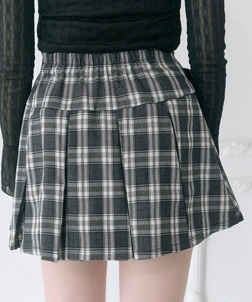 OLIVE des OLIVE（オリーブデオリーブ）の「【Belle Charme】Side Belt Pleats Skirt（スカート・レディース・グレイッシュベージュ/ブラック系その他/ベージュ系その他・FREE）」の17枚目の写真