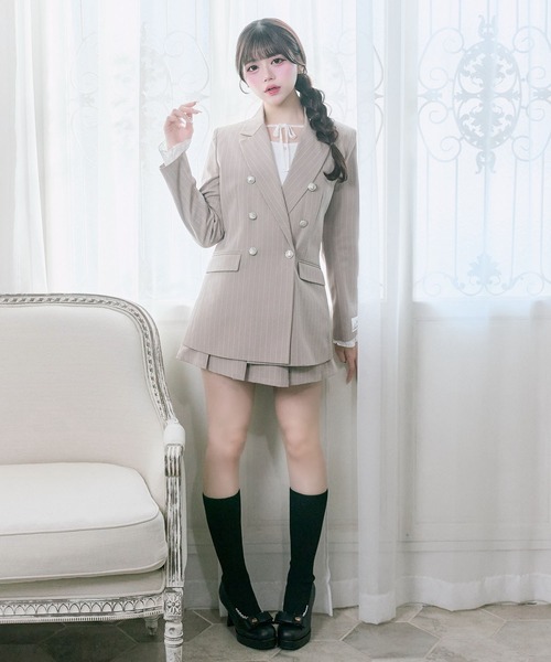 OLIVE des OLIVE（オリーブデオリーブ）の「【Belle Charme】Side Belt Pleats Skirt（スカート・レディース・グレイッシュベージュ/ブラック系その他/ベージュ系その他・FREE）」の13枚目の写真