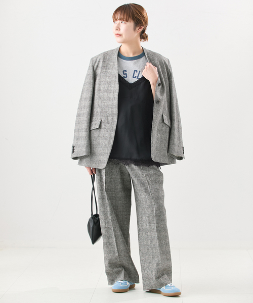 journal standard L'essage（ジャーナルスタンダードレサージュ）の「【金子綾さん着用】レースキャミソール（キャミソール・レディース・ブラウン/ホワイト/ブラック・FREE）」の5枚目の写真