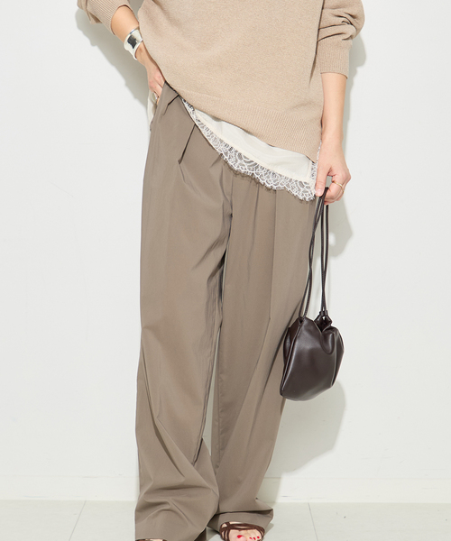 journal standard L'essage（ジャーナルスタンダードレサージュ）の「【金子綾さん着用】レースキャミソール（キャミソール・レディース・ブラウン/ホワイト/ブラック・FREE）」の10枚目の写真