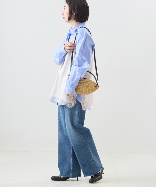 journal standard L'essage（ジャーナルスタンダードレサージュ）の「【金子綾さん着用】レースキャミソール（キャミソール・レディース・ブラウン/ホワイト/ブラック・FREE）」の14枚目の写真