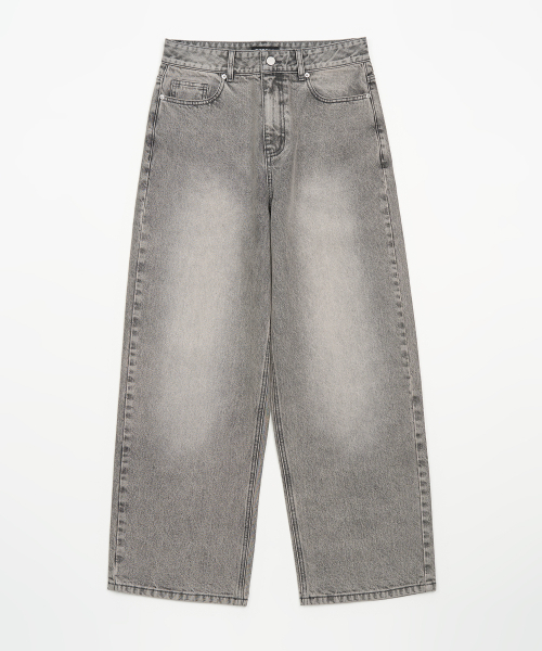 TOFFEE(トフィー)の「ロングフェイドデニムパンツ (グレー)(デニムパンツ・メンズ・その他・SMALL/MEDIUM/LARGE/X-LARGE)」の12枚目の写真