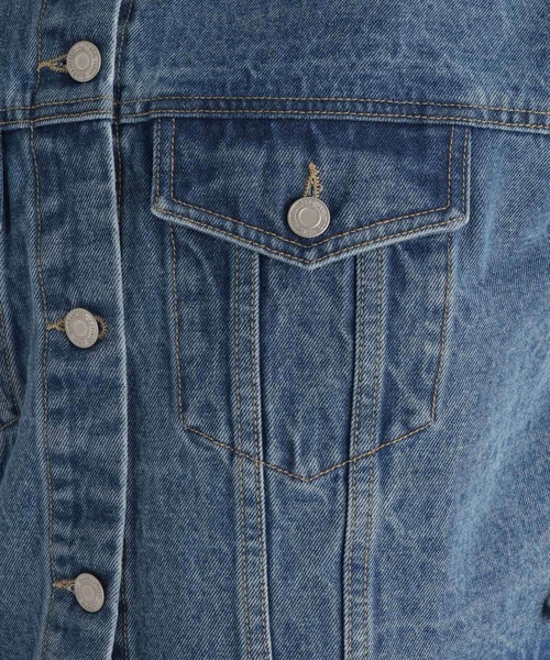 studio CLIP(スタディオクリップ)の「【daily CLIP】ワイドGジャン(デニムジャケット・レディース・ブルー/ライトブルー・FREE)」の21枚目の写真