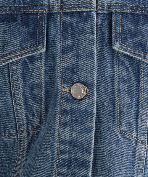 studio CLIP(スタディオクリップ)の「【daily CLIP】ワイドGジャン(デニムジャケット・レディース・ブルー/ライトブルー・FREE)」の18枚目の写真