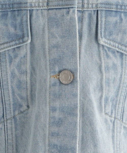 studio CLIP(スタディオクリップ)の「【daily CLIP】ワイドGジャン(デニムジャケット・レディース・ブルー/ライトブルー・FREE)」の17枚目の写真