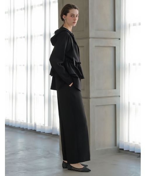 MEISM（ミズム）の「[2026S/S COLLECTION][MEISM by Re:EDIT]ダンボールフリルティアードフーディブルゾン（ブルゾン・レディース・ホワイト/ブラック/グレー・LARGE/MEDIUM）」の5枚目の写真