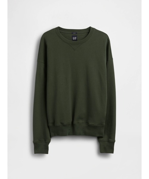 GAP(ギャップ)の「ヘビーウェイト フレンチテリー オーバーサイズ スウェットシャツ(スウェット・メンズ・ネイビー/ライトグレー/グリーン・XL/L/M/S/XS)」の6枚目の写真
