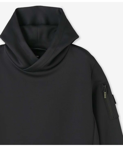 junhashimoto（ジュンハシモト）の「SOFT WRAP PARKA（パーカー・メンズ・ブラック/ライトカーキ・5/3/4）」の4枚目の写真