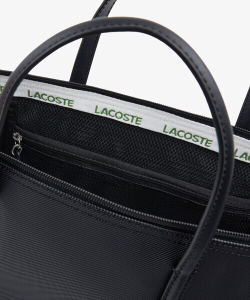 LACOSTE（ラコステ）の「L.12.12 コンセプト スモールトートバッグ（トートバッグ・レディース・ダークネイビー/ブラック・FREE）」の7枚目の写真