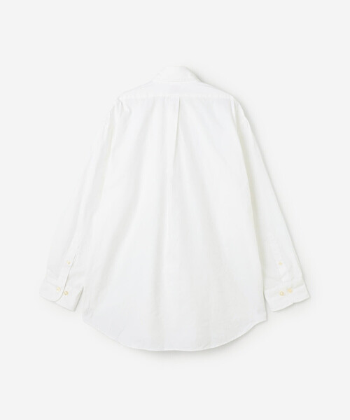 BROOKS BROTHERS(ブルックスブラザーズ)の「Brooks Brothers |〈別注〉ピンポイントオックスフォード ポロカラーボタンダウンシャツ WOMEN(シャツ/ブラウス・レディース・ホワイト・S/M)」の3枚目の写真