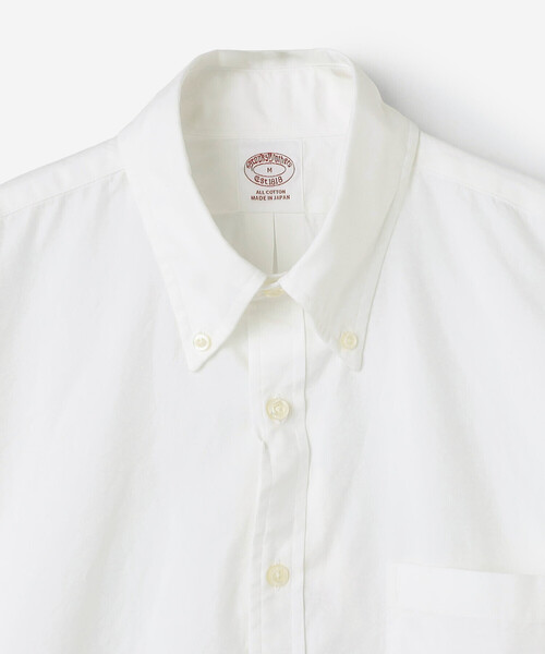 BROOKS BROTHERS(ブルックスブラザーズ)の「Brooks Brothers |〈別注〉ピンポイントオックスフォード ポロカラーボタンダウンシャツ WOMEN(シャツ/ブラウス・レディース・ホワイト・S/M)」の4枚目の写真