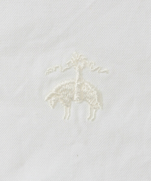 BROOKS BROTHERS(ブルックスブラザーズ)の「Brooks Brothers |〈別注〉ピンポイントオックスフォード ポロカラーボタンダウンシャツ WOMEN(シャツ/ブラウス・レディース・ホワイト・S/M)」の9枚目の写真