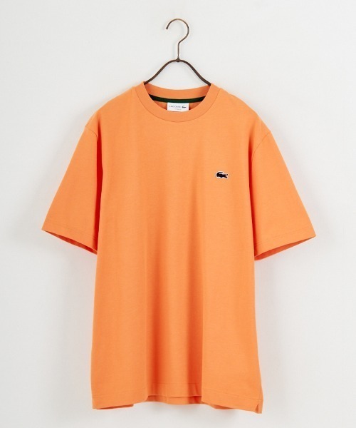 LACOSTE（ラコステ）の「[LACOSTE/ラコステ] ワンポイントロゴ バックプリントTシャツ（Tシャツ/カットソー・レディース・ブラック/オレンジ/ホワイト・2/4/3）」の9枚目の写真