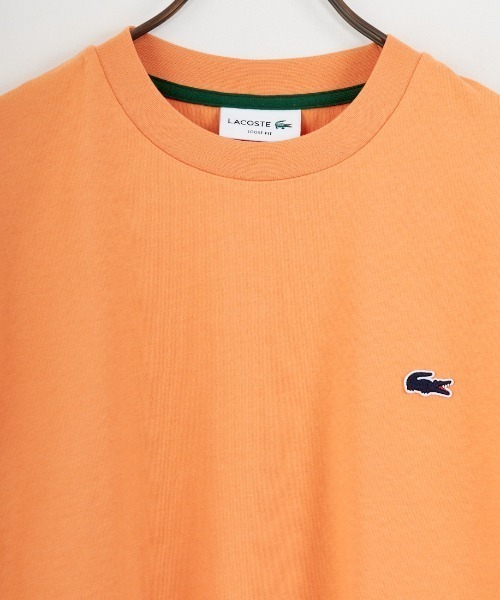 LACOSTE（ラコステ）の「[LACOSTE/ラコステ] ワンポイントロゴ バックプリントTシャツ（Tシャツ/カットソー・レディース・ブラック/オレンジ/ホワイト・2/4/3）」の10枚目の写真