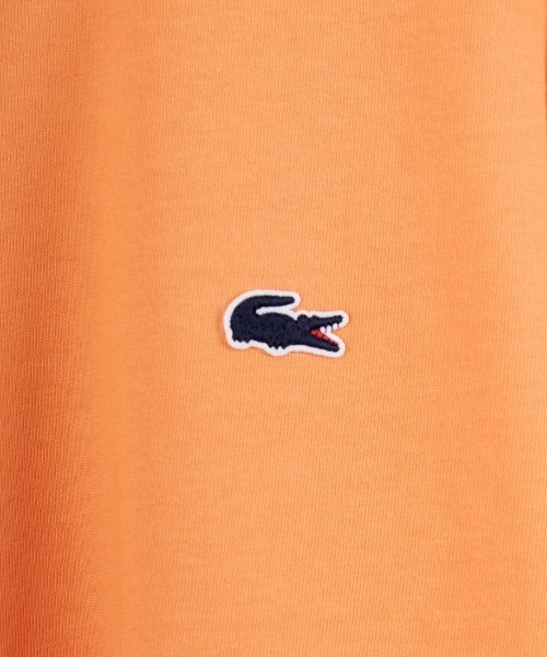 LACOSTE（ラコステ）の「[LACOSTE/ラコステ] ワンポイントロゴ バックプリントTシャツ（Tシャツ/カットソー・レディース・ブラック/オレンジ/ホワイト・2/4/3）」の5枚目の写真