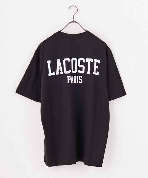 LACOSTE（ラコステ）の「[LACOSTE/ラコステ] ワンポイントロゴ バックプリントTシャツ（Tシャツ/カットソー・レディース・ブラック/オレンジ/ホワイト・2/4/3）」の12枚目の写真