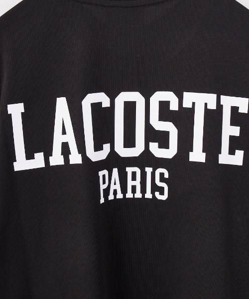 LACOSTE（ラコステ）の「[LACOSTE/ラコステ] ワンポイントロゴ バックプリントTシャツ（Tシャツ/カットソー・レディース・ブラック/オレンジ/ホワイト・2/4/3）」の7枚目の写真
