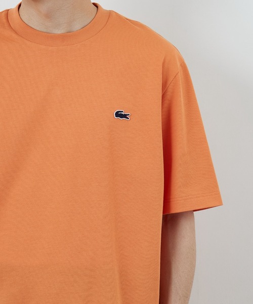 LACOSTE（ラコステ）の「[LACOSTE/ラコステ] ワンポイントロゴ バックプリントTシャツ（Tシャツ/カットソー・レディース・ブラック/オレンジ/ホワイト・2/4/3）」の19枚目の写真