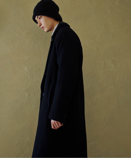 Jieda(ジエダ)の「3D ENGINEERED OVER COAT(チェスターコート・メンズ・ダークネイビー/グレー・2/1)」の2枚目の写真