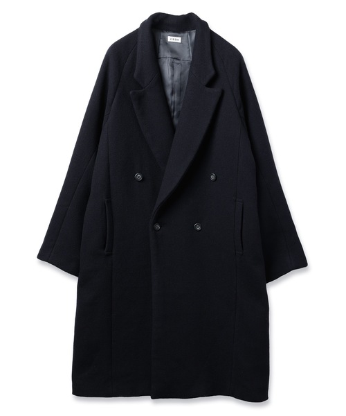 Jieda(ジエダ)の「3D ENGINEERED OVER COAT(チェスターコート・メンズ・ダークネイビー/グレー・2/1)」の16枚目の写真