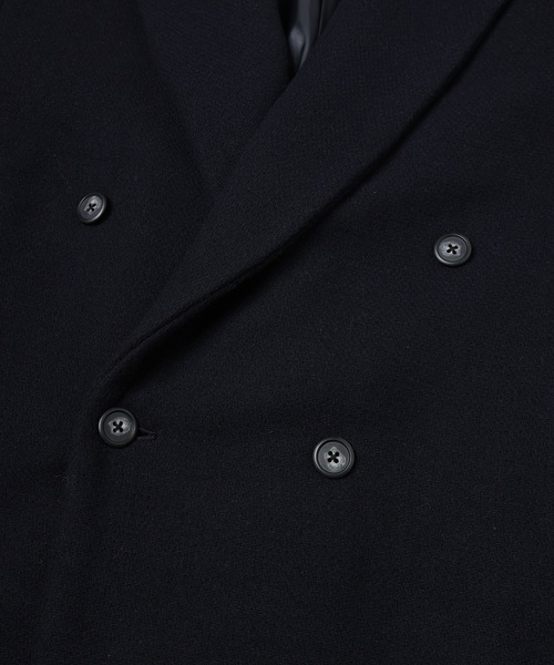Jieda(ジエダ)の「3D ENGINEERED OVER COAT(チェスターコート・メンズ・ダークネイビー/グレー・2/1)」の20枚目の写真