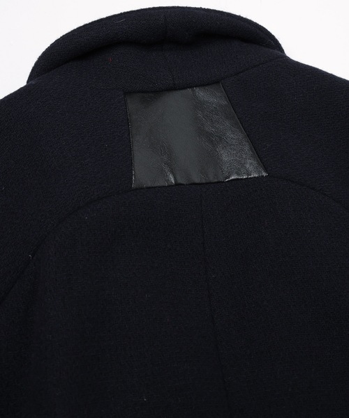 Jieda(ジエダ)の「3D ENGINEERED OVER COAT(チェスターコート・メンズ・ダークネイビー/グレー・2/1)」の5枚目の写真