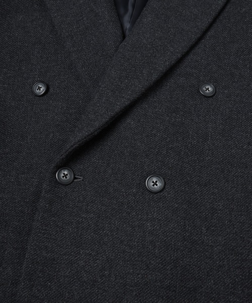 Jieda(ジエダ)の「3D ENGINEERED OVER COAT(チェスターコート・メンズ・ダークネイビー/グレー・2/1)」の8枚目の写真