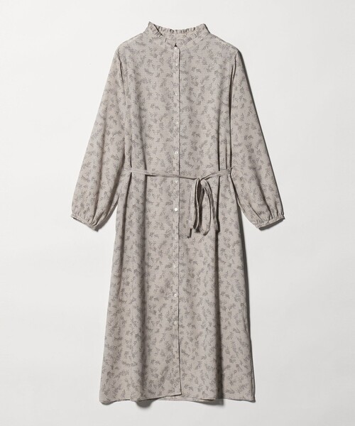 A DAY IN THE LIFE UNITED ARROWS(アデイインザライフユナイテッドアローズ)の「プリント フリルネック シャツワンピース <A DAY IN THE LIFE>(ワンピース・レディース・ベージュ/ネイビー/その他1・FREE)」の19枚目の写真
