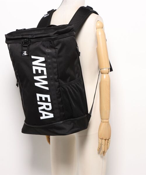 NEW ERA（ニューエラ）の「【NEW ERA】ボックスパック 32L プリントロゴ / ブラック×ホワイト[SSL]（バックパック/リュック・メンズ・ブラック・フリー）」の11枚目の写真