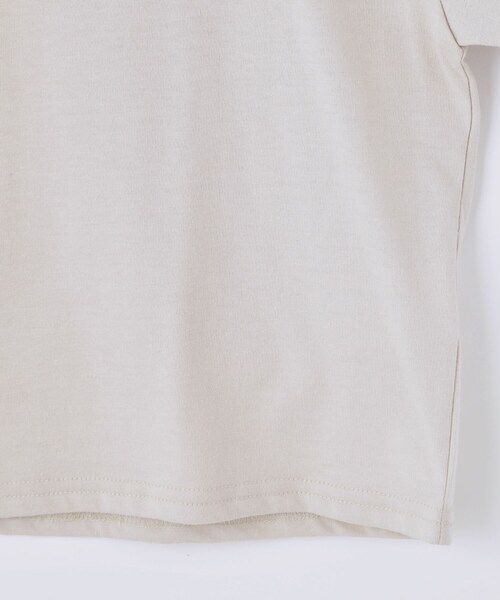 THE SHOP TK (ザ ショップ ティーケー )の「【110-160】袖レイヤード長袖迷彩アップリケ(Tシャツ/カットソー・キッズ・ライトベージュ/ブラック・11/16/15 /14/13/12)」の9枚目の写真