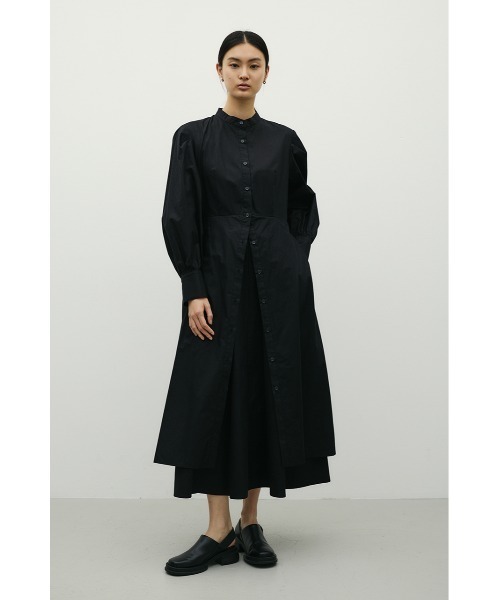 STYLEMIXER(スタイルミキサー)の「レイヤードシャツワンピース(シャツワンピース・レディース・ブラック/ホワイト・SMALL/MEDIUM)」の14枚目の写真