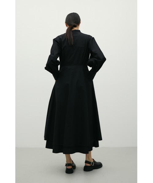 STYLEMIXER(スタイルミキサー)の「レイヤードシャツワンピース(シャツワンピース・レディース・ブラック/ホワイト・SMALL/MEDIUM)」の16枚目の写真