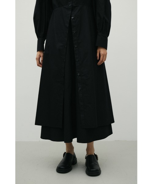 STYLEMIXER(スタイルミキサー)の「レイヤードシャツワンピース(シャツワンピース・レディース・ブラック/ホワイト・SMALL/MEDIUM)」の22枚目の写真