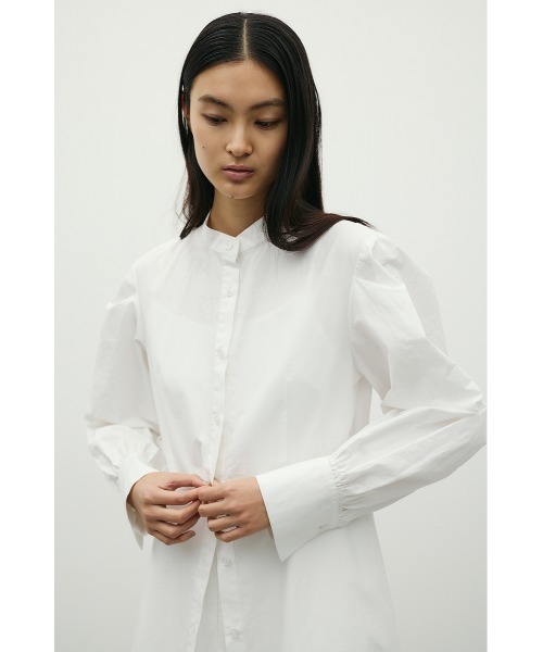 STYLEMIXER(スタイルミキサー)の「レイヤードシャツワンピース(シャツワンピース・レディース・ブラック/ホワイト・SMALL/MEDIUM)」の7枚目の写真