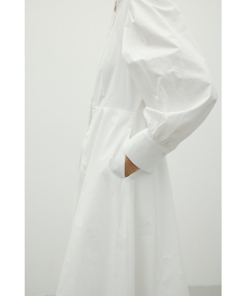 STYLEMIXER(スタイルミキサー)の「レイヤードシャツワンピース(シャツワンピース・レディース・ブラック/ホワイト・SMALL/MEDIUM)」の10枚目の写真