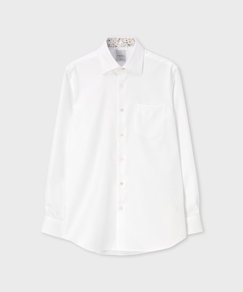 Paul Smith（ポールスミス）の「"Woven Pattern"ドレスシャツ / 163204 804PR（シャツ/ブラウス・メンズ・ホワイト/ライトブルー・X-LARGE/LARGE/MEDIUM/SMALL/XX-LARGE）」の2枚目の写真