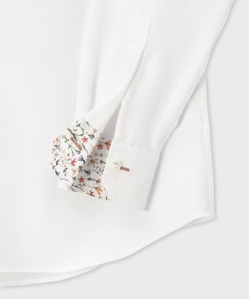 Paul Smith（ポールスミス）の「"Woven Pattern"ドレスシャツ / 163204 804PR（シャツ/ブラウス・メンズ・ホワイト/ライトブルー・X-LARGE/LARGE/MEDIUM/SMALL/XX-LARGE）」の6枚目の写真