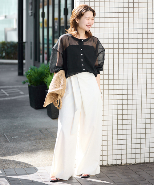 MADE IN MADA（メイドインマダ）の「《追加》MADE IN MADA/メイドインマダ ALICE MM BAG（かごバッグ・レディース・ベージュ/チャコールグレー・FREE）」の20枚目の写真