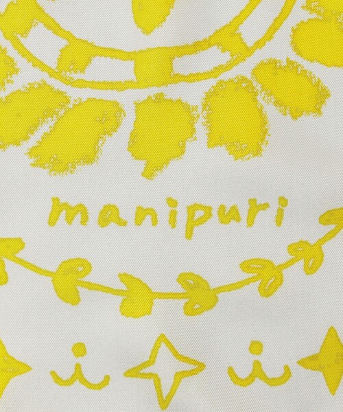 manipuri（マニプリ）の「manipuri ボヘミアン バンダナ（バンダナ/スカーフ・レディース・ホワイト系その他/イエロー系その他2・FREE）」の6枚目の写真