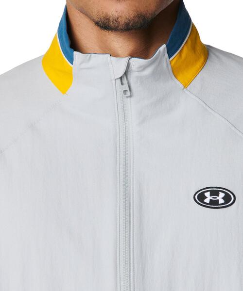 UNDER ARMOUR（アンダーアーマー）の「UAナイロン トラックジャケット（ライフスタイル/メンズ）（その他アウター・メンズ・グレー・2XL/XL/M/S/L）」の4枚目の写真