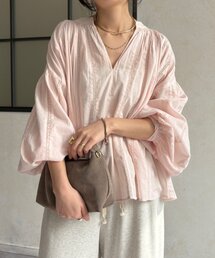 DouDou | インドレーススキッパーブラウス(シャツ/ブラウス)