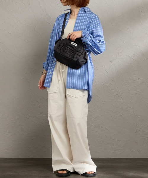 OUTDOOR PRODUCTS（アウトドアプロダクツ）の「[OUTDOOR PRODUCTS/アウトドアプロダクツ] OUTDOOR シャーリング ショルダーバッグ（ショルダーバッグ・レディース・ブラウン/ブラック・F）」の14枚目の写真